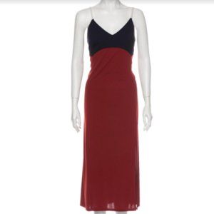 DKNY Colorblock Midi Dress, Size S
